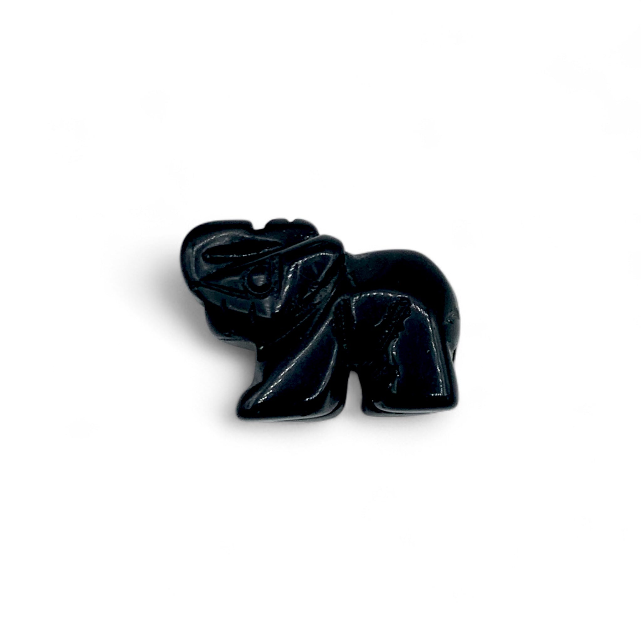 Obsidian Baby Elephant $15